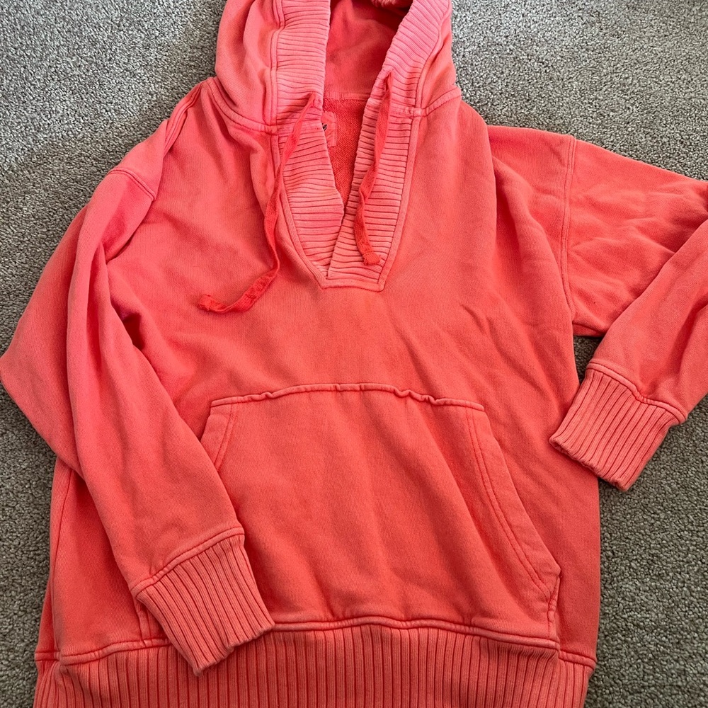 Aerie Coral Knit Sweater